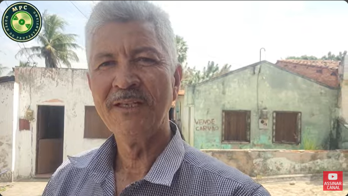 Casa onde nasceu o historiador Carlos Castro em São Luis do Curu