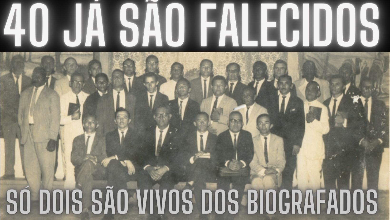 A HISTÓRIA DO LOVRO GALERIA DOS PASTORES - APÉNAS DOIS BIOGRAFADOS AINDA ESTÃO VIVOS