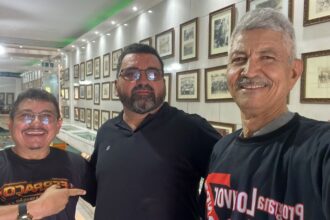 Edilson Ferraço, irmão Dedé e historiador Carlos Castro